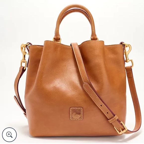Dooney & Bourke Florentine Leather Small Barlow Crossbody  NWT - Picture 1 of 4
